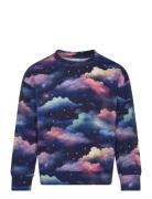 Sweater Sterry Sky Aop Lindex Navy