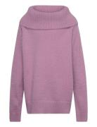 Sweater Knitted Featheryarn Wi Lindex Purple