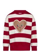 Sweatshirt Heart Front Lindex Red