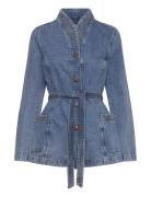 Fitted Denim Jacket REMAIN Birger Christensen Blue