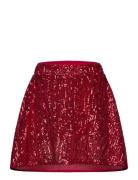 Skirt Sequins Skater Lindex Red