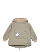 Matbabywen Fleece Lined Winter Anorak. Grs MINI A TURE Green