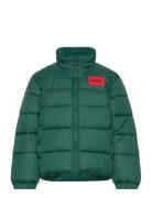 Puffer Jacket Hugo Kids Green