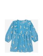 Baby Beneath The Moon All Over Micro Corduroy Dress Bobo Choses Blue