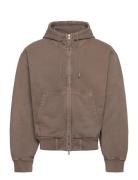 Bubble Zip Hoodie Hope Beige