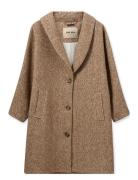 Mmadelaide Herringb Coat MOS MOSH Beige