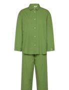 Aura Pyjamas Set Becksöndergaard Green