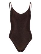 Beam Bea Swimsuit Becksöndergaard Brown