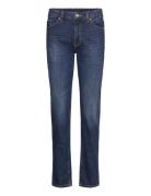 Ako Mid Slim Tapered Jeans Monki Blue