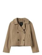 Nkfmadelin Trench Coat Short Name It Beige