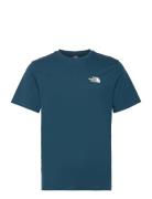 M S/S Simple Dome Tee The North Face Blue