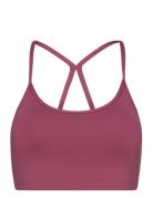 Sleek Strappy Sports Bra Casall Burgundy