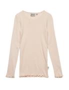 Rib T-Shirt L/S Reese Wheat Pink