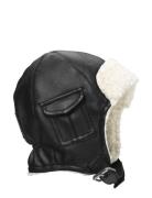 Winter Cap - Aviator Black Elodie Details Black