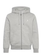 Double-Knit Full-Zip Hoodie Polo Ralph Lauren Grey