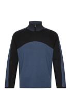 Tim Tech Knit Quarter Zip J. Lindeberg Blue