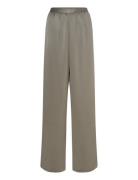 Ayla Satin Trousers Ahlvar Gallery Khaki