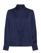 Acaciabbchatrine Blouse Bruuns Bazaar Navy