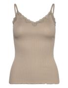 Rwbeatha Sl Regular Singlet Top Rosemunde Khaki