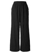 Slfcoria Hw Wide Pant B Selected Femme Black