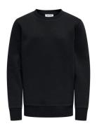 Osjceres Crew Neck Swt Noos ONLY & SONS Black