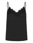 Rmwpenelope Sl Strap Top RM By Rosemunde Black