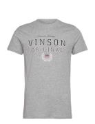 Raz Reg Cot Sj Vin M Tee VINSON Grey