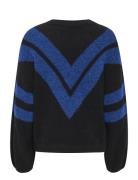 Alphagz Ls Striped Pullover Gestuz Blue