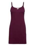 Crflake Mesh Dress - Kim Fit Cream Burgundy