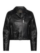 Helen Leather Biker Jacket Jofama Black