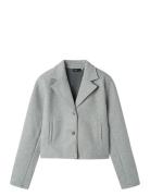 Nlflove Ls Short Trench Coat LMTD Grey