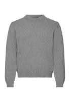 Crewneck Knit Cashmere Blend HAN Kjøbenhavn Grey