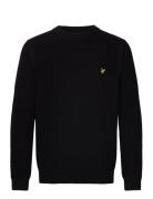 Ribbed Crew Neck Jumper Lyle & Scott Black