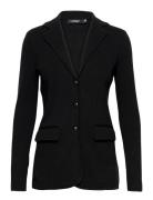 Combed Cotton Blazer Lauren Ralph Lauren Black