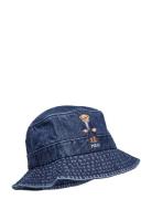 Polo Bear Denim Bucket Hat Polo Ralph Lauren Blue