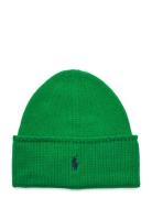 Cable-Knit Merino Wool Beanie Polo Ralph Lauren Green