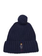 Polo Bear Rib Pom-Pom Beanie Hat Polo Ralph Lauren Navy