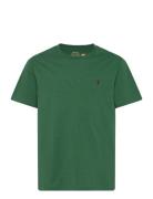 Cotton Jersey Crewneck Tee Ralph Lauren Kids Green