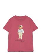 Polo Bear Cotton Jersey Tee Ralph Lauren Kids Red