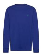 Cotton Jersey Long-Sleeve Tee Ralph Lauren Kids Blue