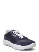 Spa Racer 100 Leather-Suede Sneaker Polo Ralph Lauren Navy