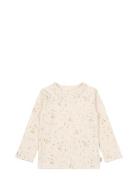T-Shirt L/S Printed Petit Piao Cream