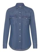 Slim Fit Denim Shirt Lauren Ralph Lauren Blue