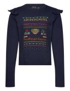 Polo Bear Cotton Jersey Long-Sleeve Tee Ralph Lauren Kids Navy