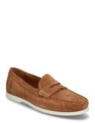 Merton Suede Penny Loafer Polo Ralph Lauren Brown