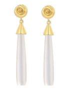 The Coquille St Drop Studs- Gold LUV AJ Gold
