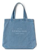 Washed Denim Shopper Lexington Clothing Blue