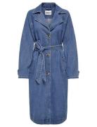 Onlmalou Belted Trench Dnm Gua Fw ONLY Blue