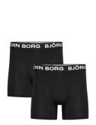 Bamboo Cotton Blend Boxer 2P Björn Borg Black