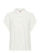 Cumyra Elina Ss Shirt Culture White